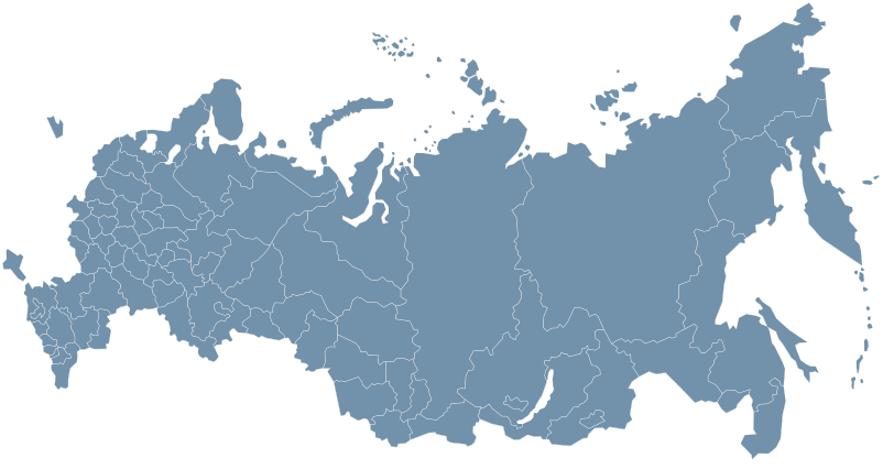 Карта доставки по России и СНГ